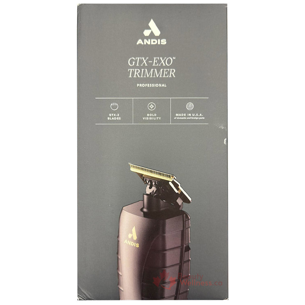 Andis GTX-EXO Trimmer - Cordless Li Hair & Beard Trimmer - 74150 with GTX-Z Blade