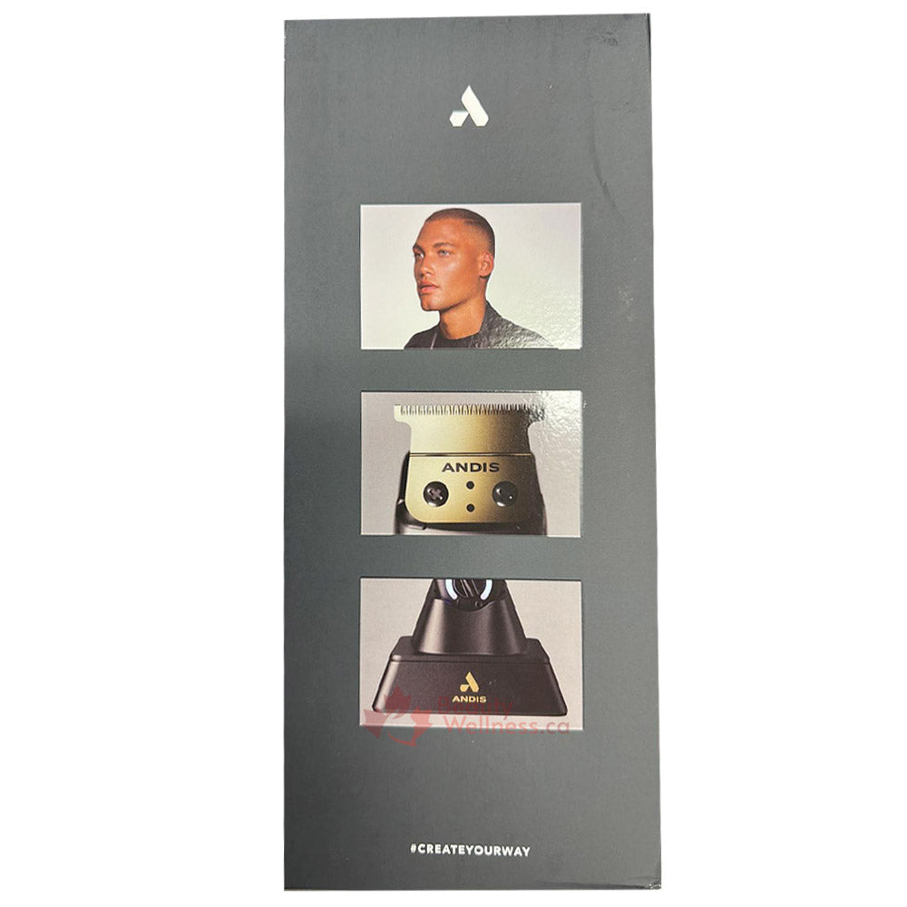Andis GTX-EXO Trimmer - Cordless Li Hair & Beard Trimmer - 74150 with GTX-Z Blade