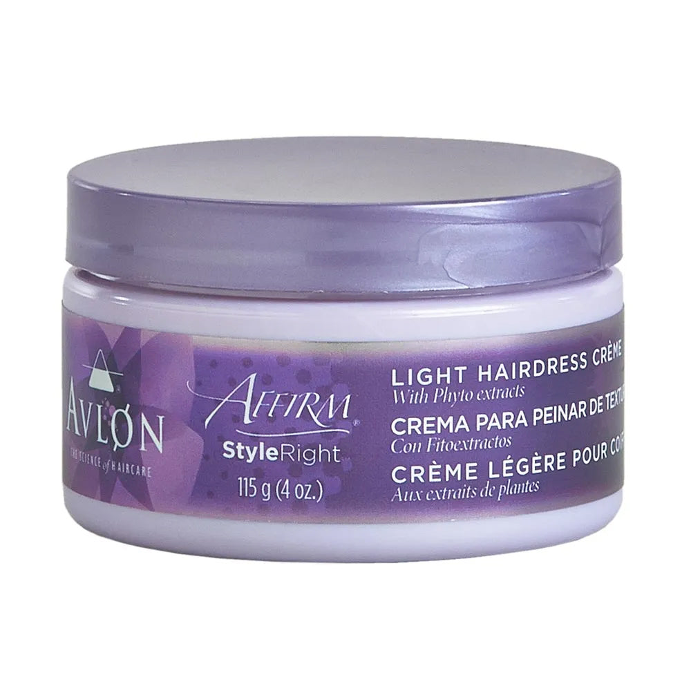Affirm Light Hairdress Crème 4 oz. (115 g) - Light formula conditions and smoothes hair
