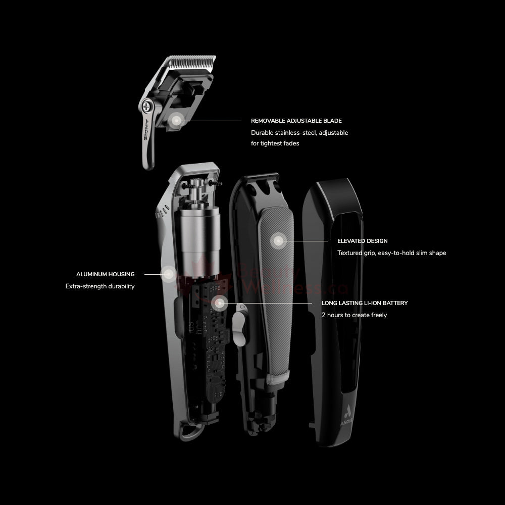 Andis reVITE Hair Clippers with the adjustable and removable Fade Blade - Cordless/Corded - 86000