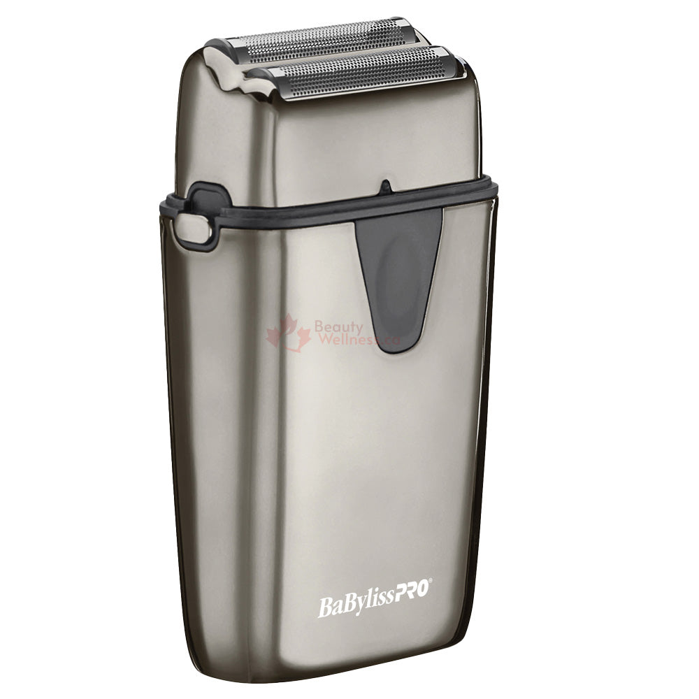 BaBylissPRO UVfoil Double Foil Shaver - UV-disinfecting Metal Foil Shaver - FXLFS2