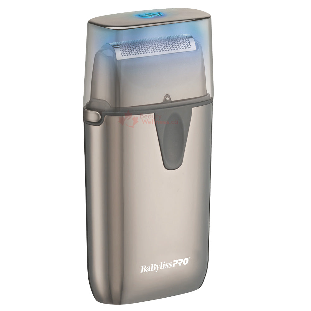BaBylissPRO UVfoil Single Foil Shaver - UV-disinfecting Metal Foil Shaver - FXLFS1