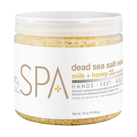 BCL SPA Dead Sea Salt Soak - Milk & Honey with White Chocolate 454 g