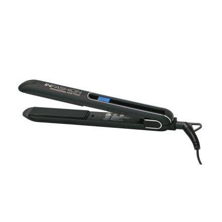 Infashion Professional Flat Iron Hair Straightener - Black  1" - AET2003-BK