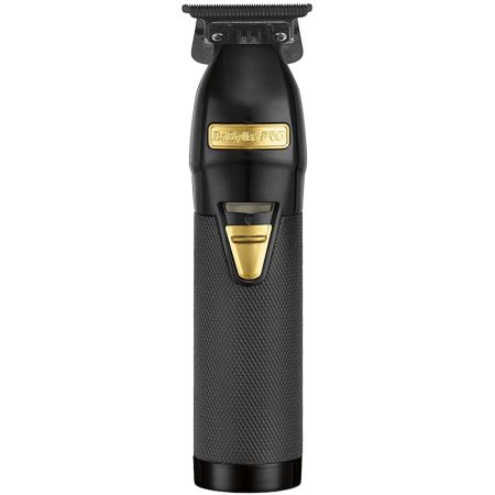 BaBylissPRO BlackFX Metal Skeleton Hair & Beard Trimmer - For Edging, Outlining, and Detailing - Cord/Cordless High-Torque Brushless Motor - FX787BN