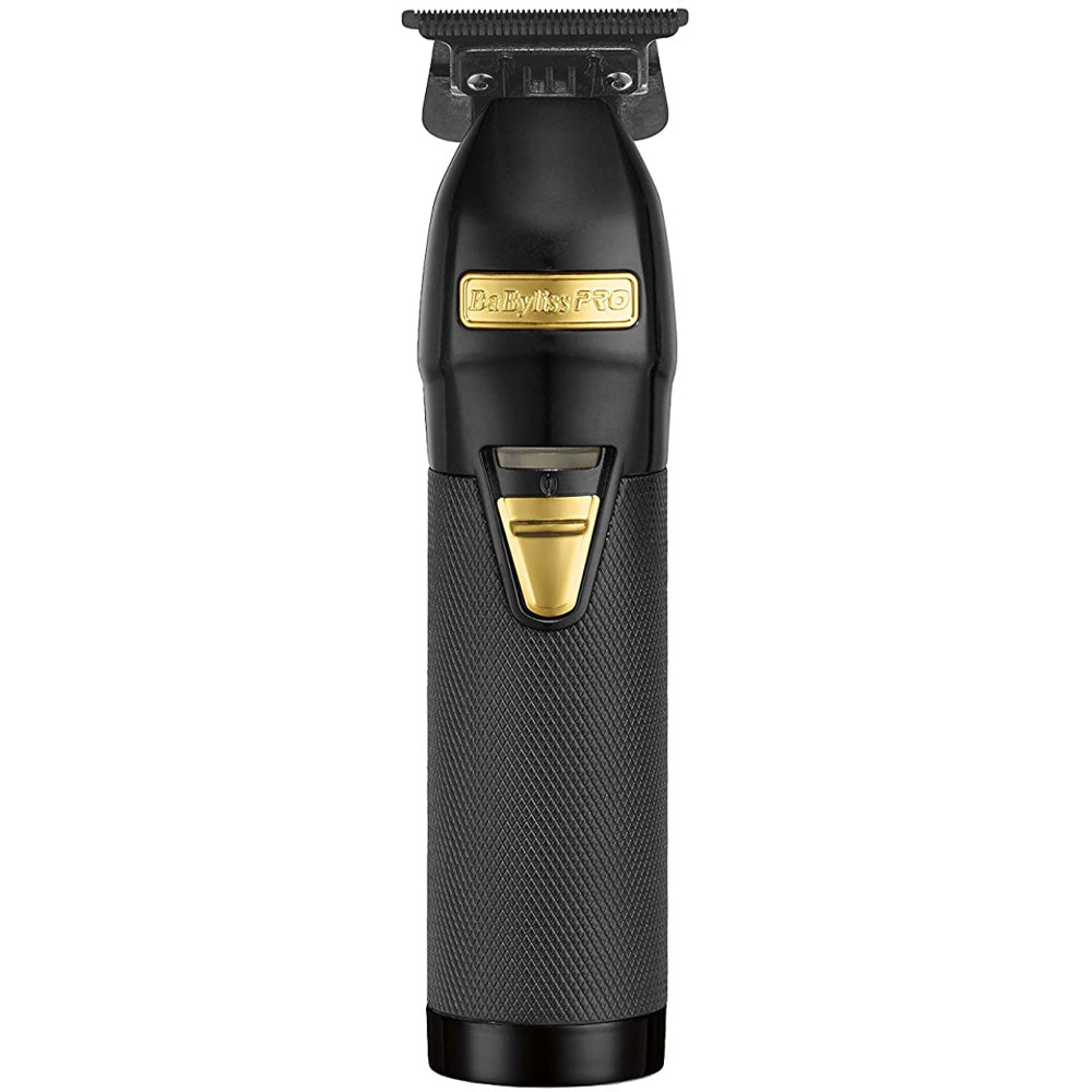BaBylissPRO BlackFX Metal Skeleton Hair & Beard Trimmer - For Edging, Outlining, and Detailing - Cord/Cordless High-Torque Brushless Motor - FX787BN