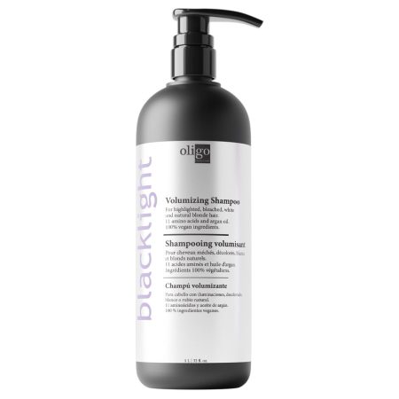 Oligo Blacklight Volumizing Shampoo - 1 L - Colour protection. Sulfate, paraben & cruelty free