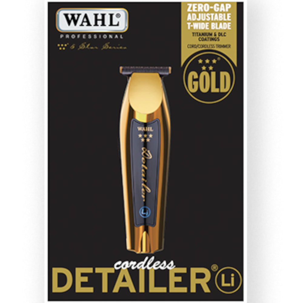 Wahl 5 Star Cord/Cordless Detailer Gold with Charging Stand - #56444 - Hair & Beard Trimmer