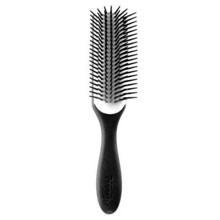 Denman 7 Row Classic Styling Brush Black and White