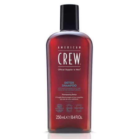 American Crew Detox Shampoo - With Manicouagan Clay & Exfoliating Coconut Shell Beads - 250 mL (8.4 oz.)