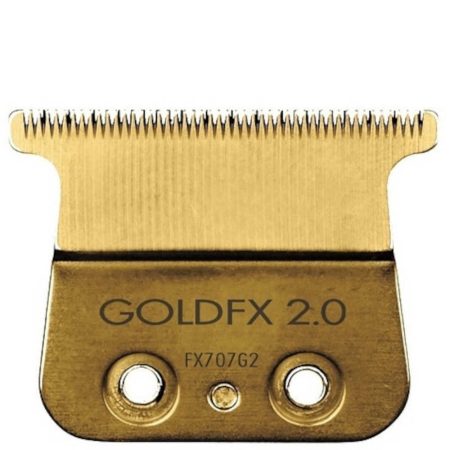 BaBylissPRO FX707G2 - Gold Skeleton Trimmer Replacement T-Blade - 2.0 mm Deep Tooth Titanium Coated - Fits All FX878 Models