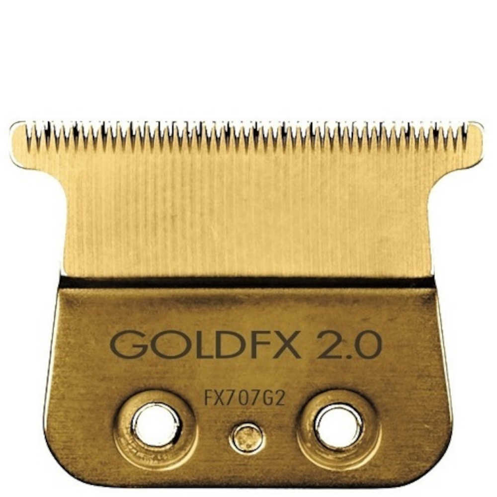 BaBylissPRO FX707G2 - Gold Skeleton Trimmer Replacement T-Blade - 2.0 mm Deep Tooth Titanium Coated - Fits All FX878 Models