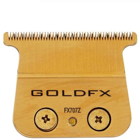 BaBylissPRO FX707Z - Gold Skeleton Trimmer Replacement T-Blade - Standard Tooth - Ultra Thin DLC/Titanium Coating - Fits All FX787 Models
