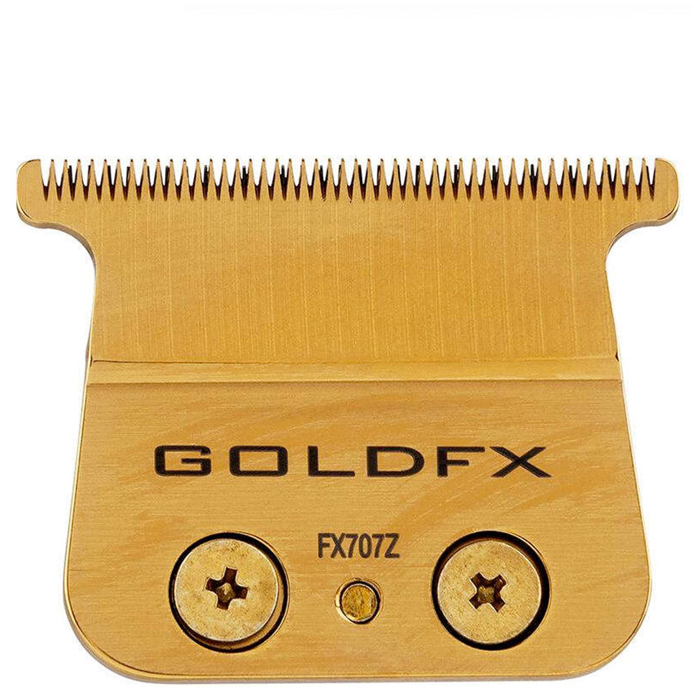 BaBylissPRO FX707Z - Gold Skeleton Trimmer Replacement T-Blade - Standard Tooth - Ultra Thin DLC/Titanium Coating - Fits All FX787 Models