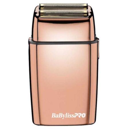 BaBylissPRO RoseFX Metal Double Foil Shaver - For Extra-Close Shave On Face, Neck, and Hairline - FXFS2RG