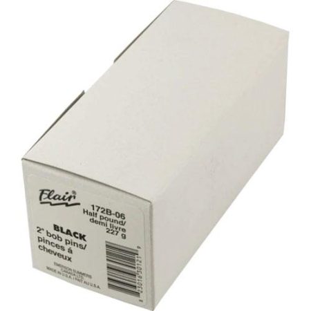 Flair Bobby Pins Black 2" - 1/2 lbs. Box - 172B-06