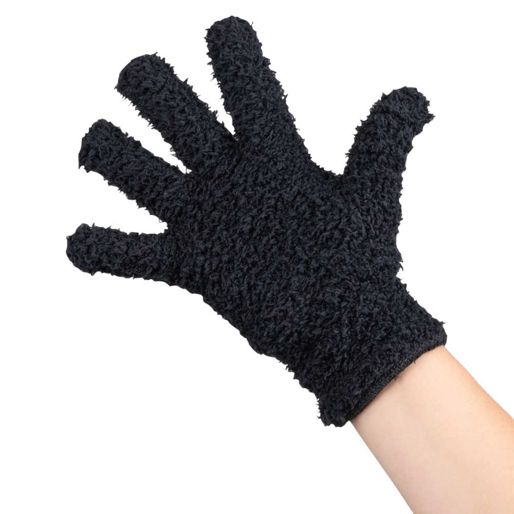 Framar Bleach Blender Gloves - Pack of 2 Microfibre Gloves (Black and Pink) - GLV-BB-2PK