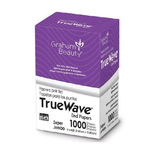 Graham Truewave Perm End Paper  Super Jumbo 3" x 4.25"