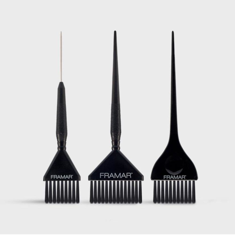 Framar Family Pack - 3pk Colour Brush Set - HB-FP-BLK