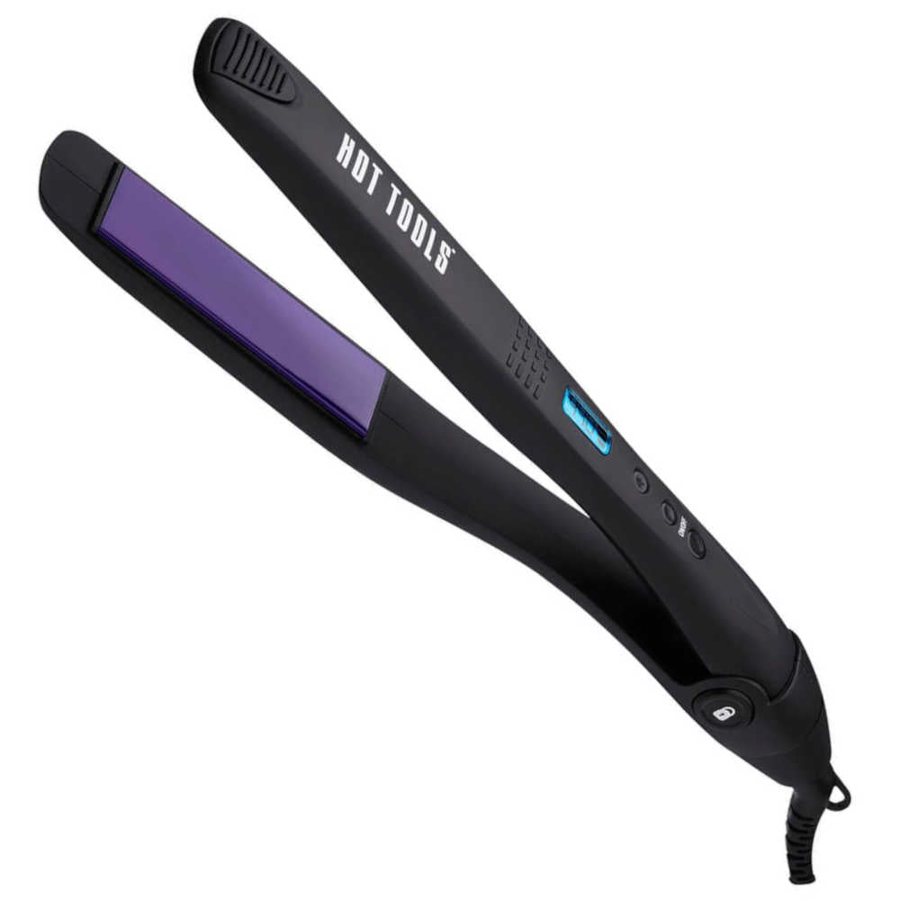 Hot Tools 1" Ceramic Tourmaline Digital Salon Flat Iron - HT7106FCN