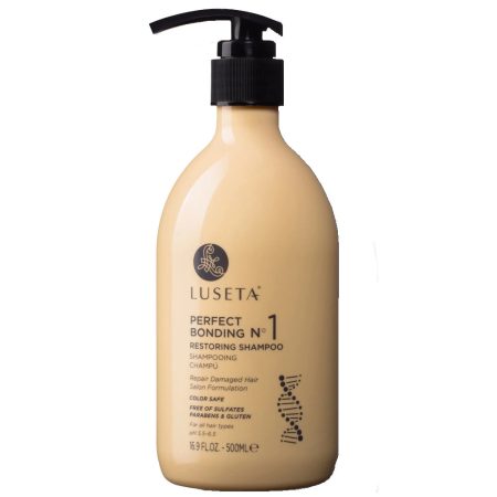 Luseta Perfect Bonding No. 1 Restoring Shampoo 500 mL - Repair Damaged Hair For All Hair Types - Colour Safe