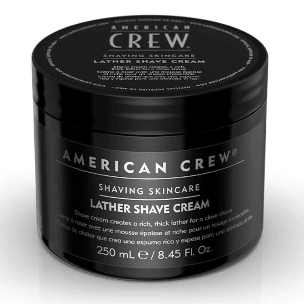 American Crew Lather Shave Cream - For Softening Beard & Easy Shaving - 250 mL (8.45 oz.)