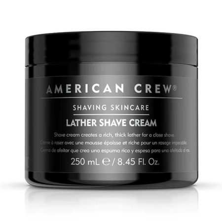 American Crew Lather Shave Cream - For Softening Beard & Easy Shaving - 250 mL (8.45 oz.)