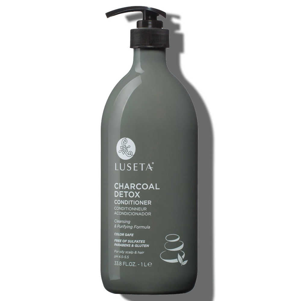 Luseta Charcoal Detox Conditioner 1 L - Cleansing & Purifying