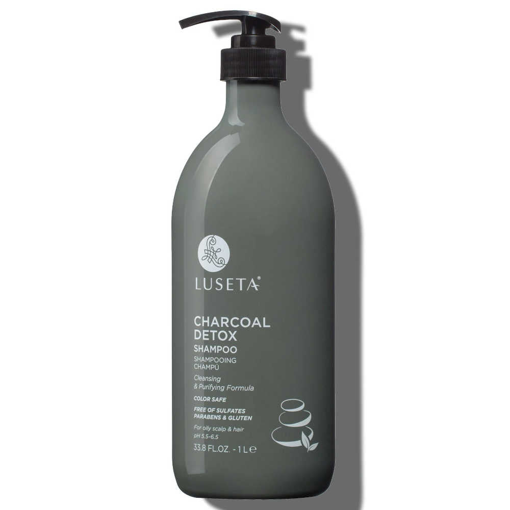 Luseta Charcoal Detox Shampoo 1 L - Cleansing & Purifying