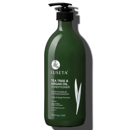 Luseta Tea Tree & Argan Oil Conditioner 1 L - For Damaged & Oily Hair