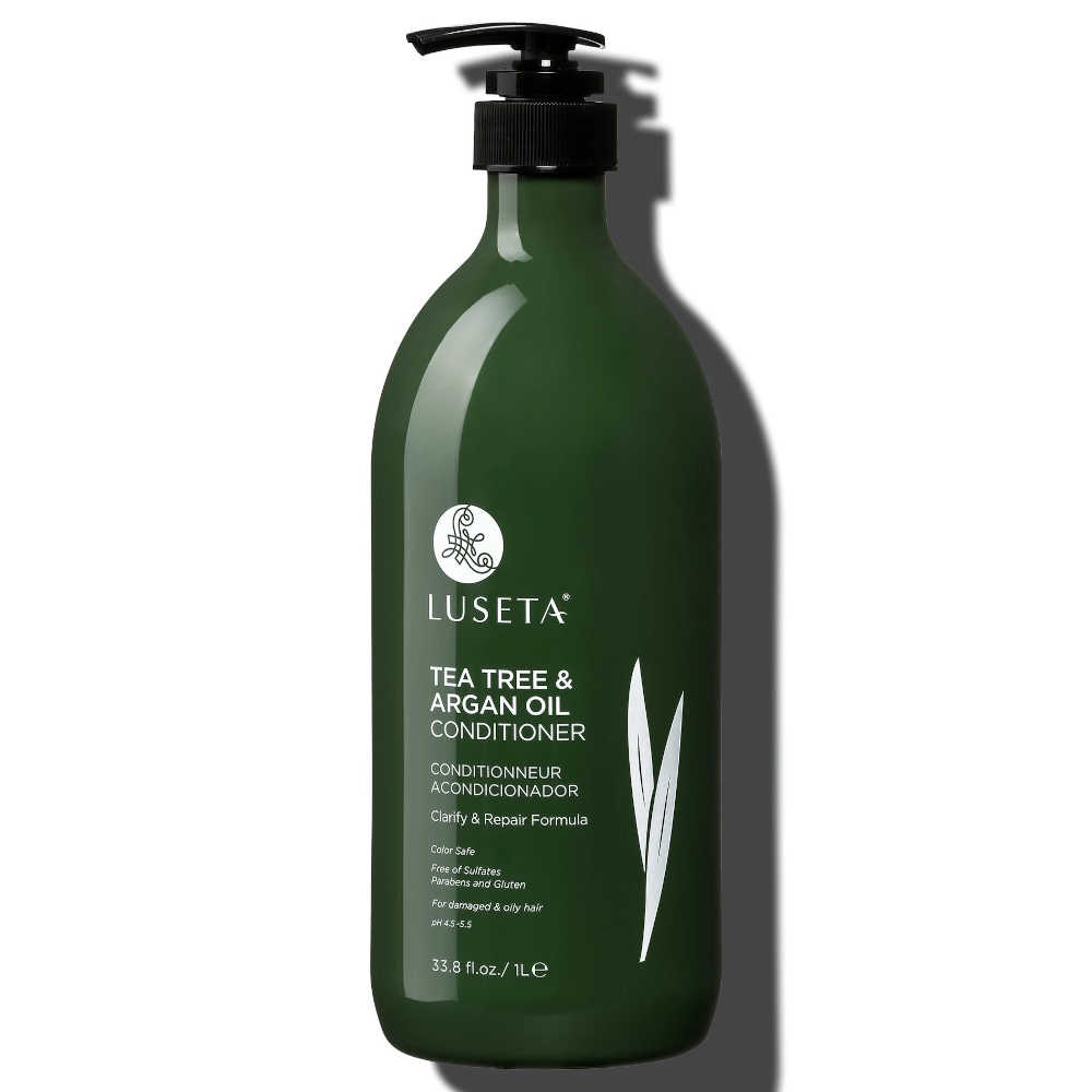 Luseta Tea Tree & Argan Oil Conditioner 1 L - For Damaged & Oily Hair