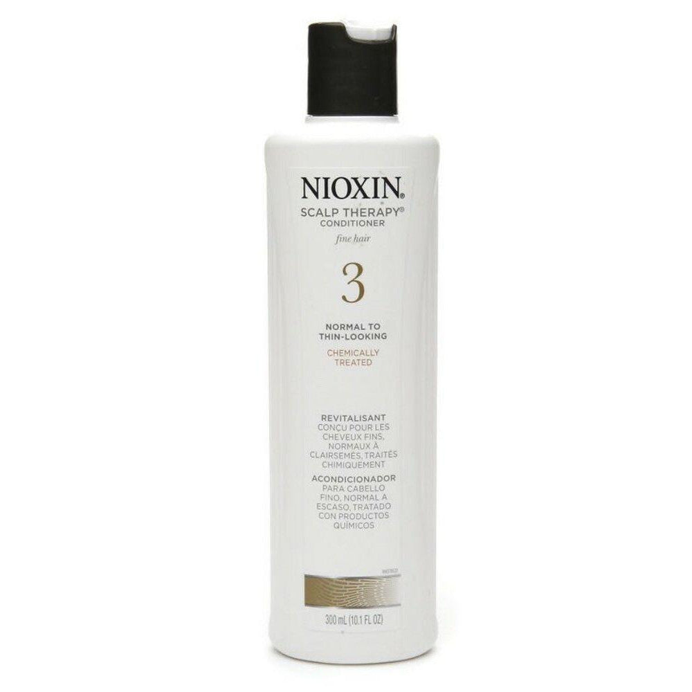 Nioxin System #3 - Scalp Therapy Conditioner - 300 mL - Colored Hair.  Light Thinning.
