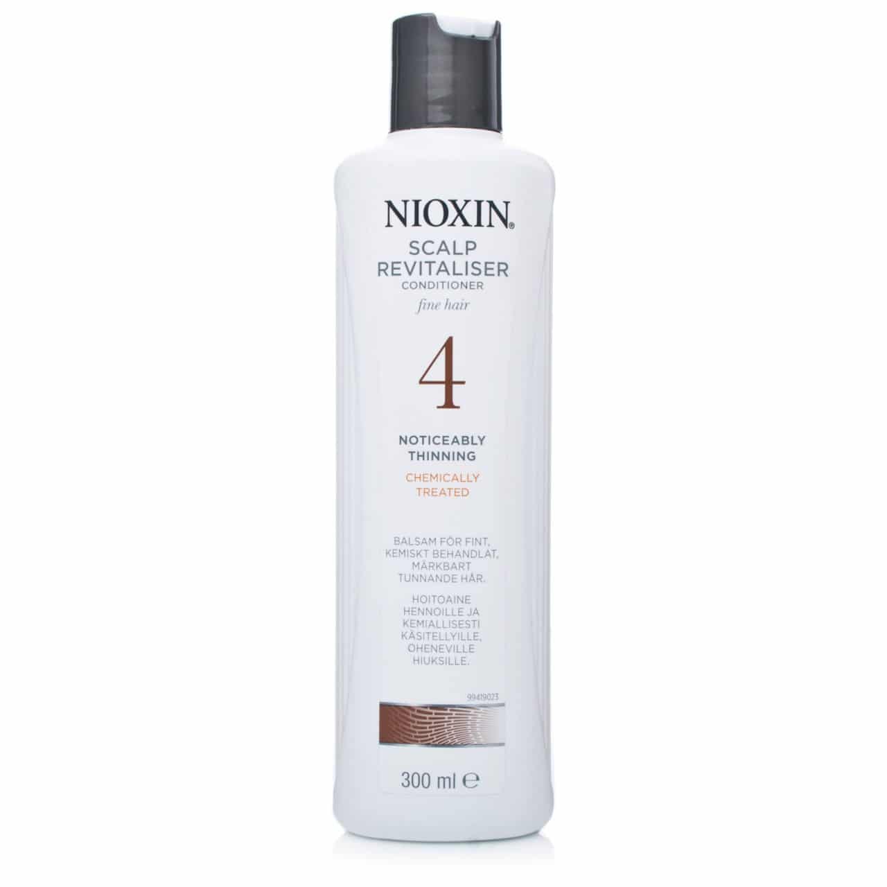 Nioxin System #4 - Cleanser Shampoo - 300 mL - Colored Hair.  Progressed Thinning.