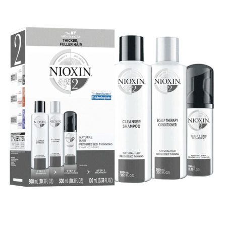 Nioxin System Kit #2 - Progressed thinning and/or thin hair, uncolored and untreated chemically.