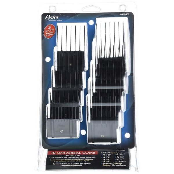 Oster 76926-900 10 Piece Universal Comb Set with Storage Pouch - All Oster Clippers