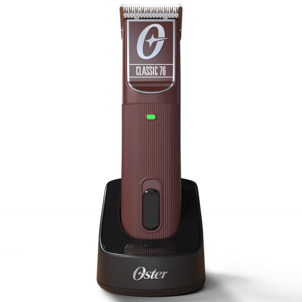 Cordless Oster Classic 76 Hair Clippers - High Power Brushless Motor - With Removable Battery
