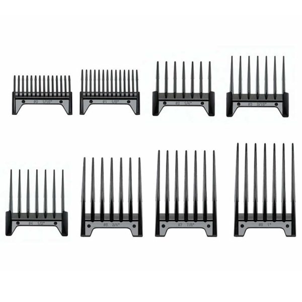 Oster 8 Piece Universal Clipper Guide Attachment Combs Set 76926-800 - Fits Oster Fast Feed