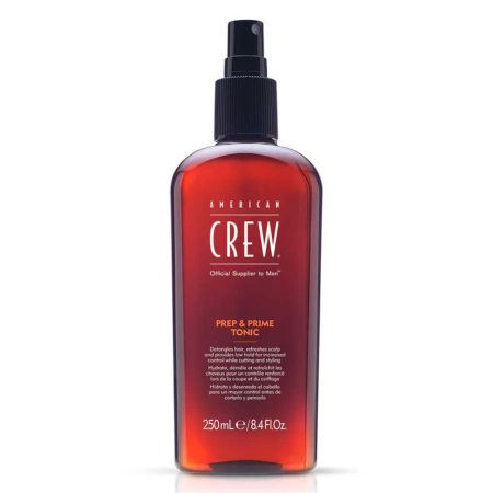 American Crew Prep & Prime Tonic - Light Hold & Low Shine & Adds Heat Protection - 250 mL (8.4 oz.)