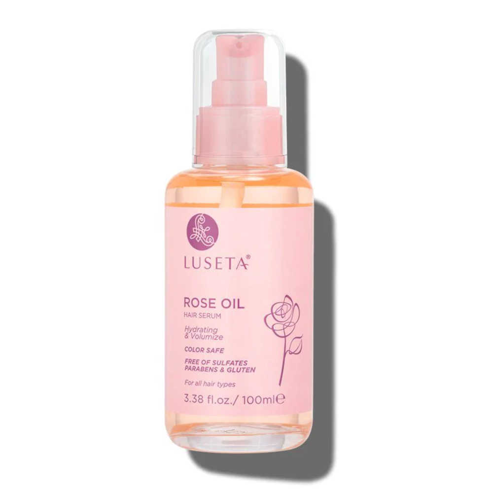 Luseta Rose Oil Hair Serum 100 mL - Hydrating & Volumizing - For All Hair Types