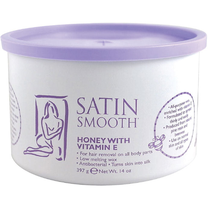 Satin Smooth Honey Wax Vitamin E 397 g