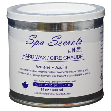 Spa Secrets Hard Wax Azulene 400 mL