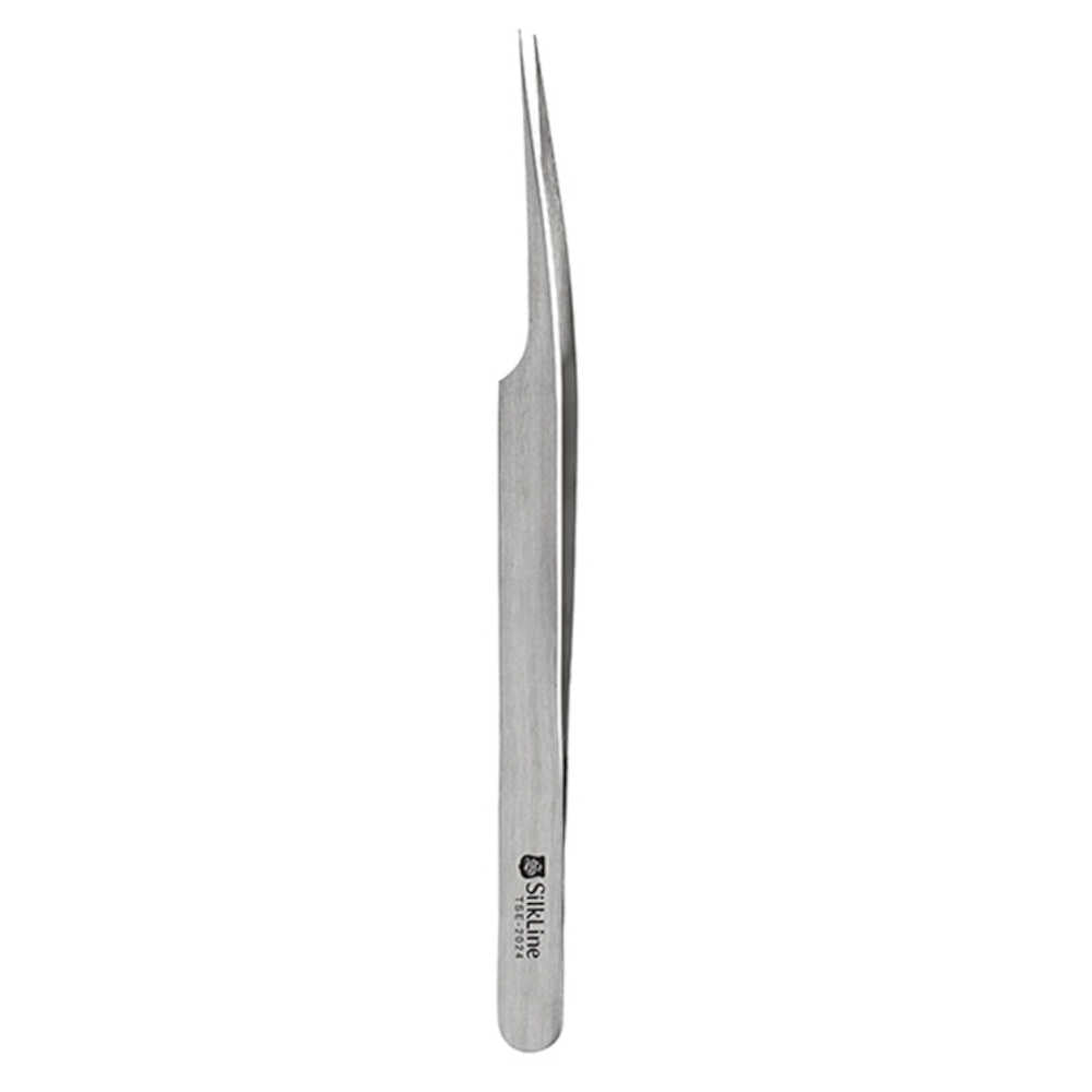 Silkline Professional Eyelash Precision Angled Tweezer - TSE2024NC