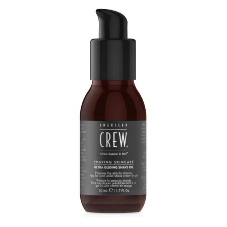 American Crew Ultra Gliding Shave Oil - 50 mL - For Softening Beard & Preparing Skin For Shaving