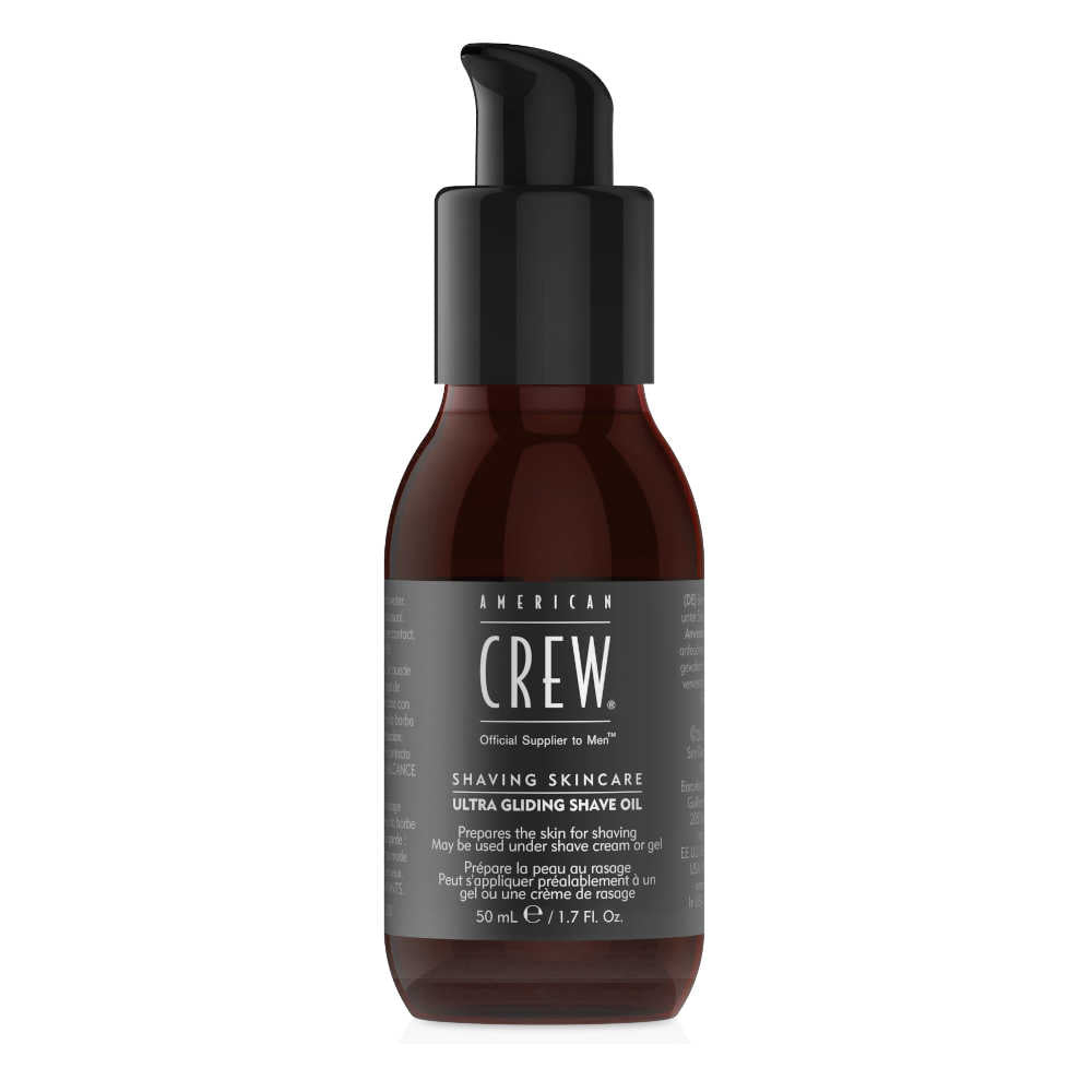 American Crew Ultra Gliding Shave Oil - 50 mL - For Softening Beard & Preparing Skin For Shaving
