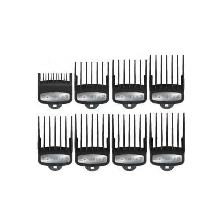 Wahl Premium Cutting Guide Combs 8 Pack with Organizer - #53110