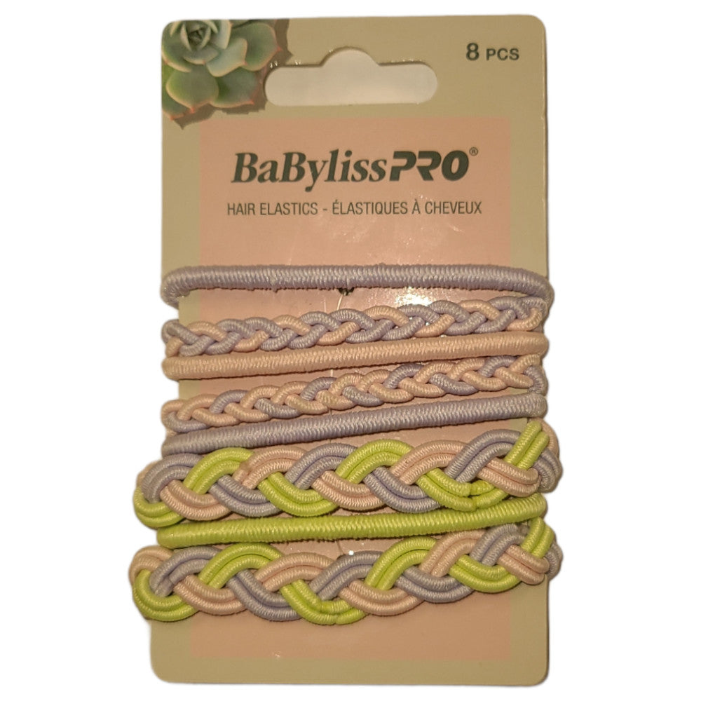 BaBylissPRO Hair Elastics - BESELADBC - 8 pcs.