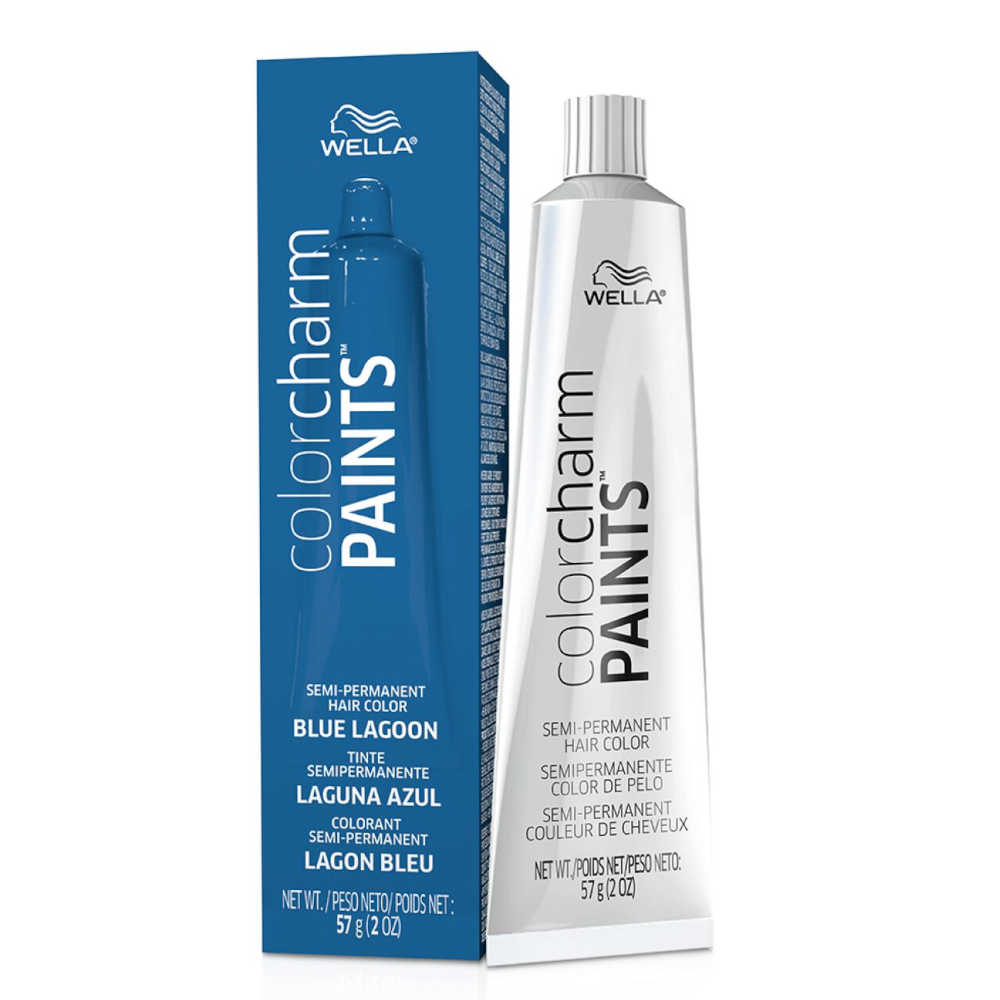 Wella Color Charm Paints - Blue Lagoon - Semi Permanent Hair Color 2 oz. 57 g