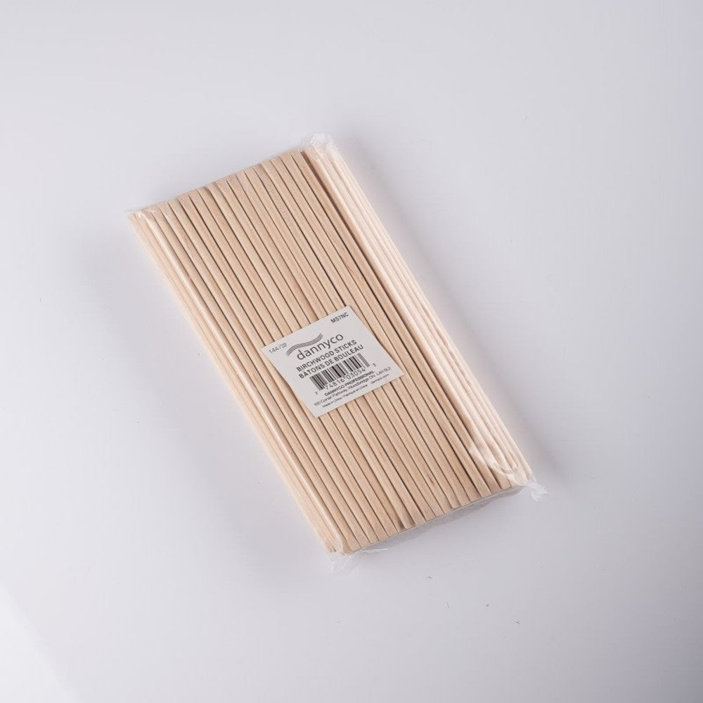 Dannyco Birchwood Sticks - Long - 144/bag - MS7NC
