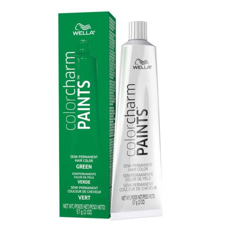 Wella Color Charm Paints - Green - Semi Permanent Hair Color 2 oz. 57 g