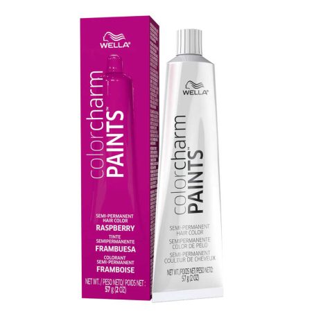 Wella Color Charm Paints - Raspberry - Semi Permanent Hair Color 2 oz. 57 g